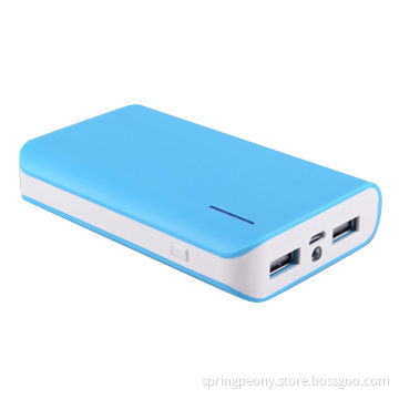 7,200mAh Portable Power Bank for iPhone, iPad and Other Digital Products, Double USB Ports